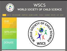 Tablet Screenshot of childscience.org